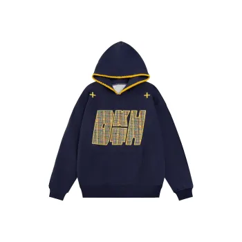 PAZZO Applique Embroidered Hoodie Unisex
