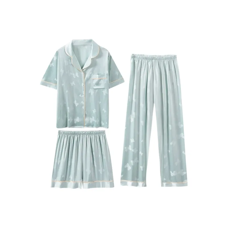 O'MESIK Pajama Set Women's Blue-0