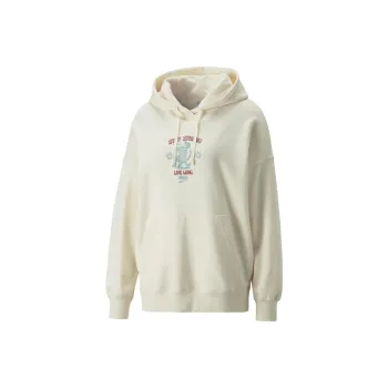 PUMA Downtown Sweatshirts Women's Cream