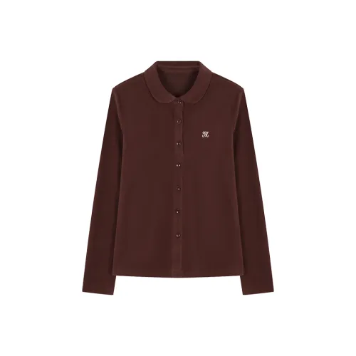 Mo Han Yi Mei Shirt Women's Rusty Red