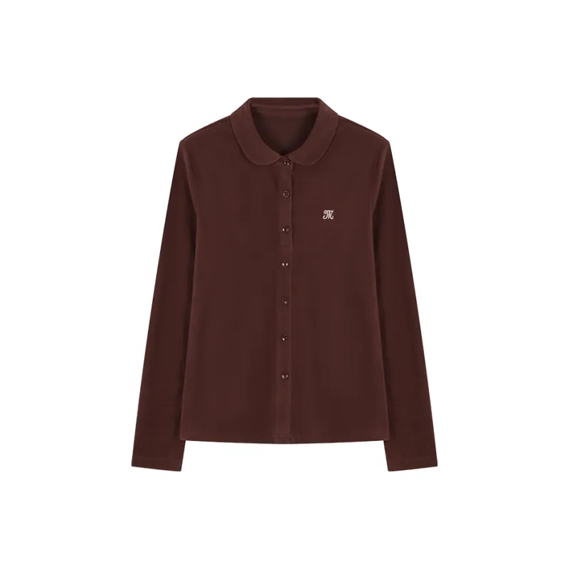 Mo Han Yi Mei Shirt Women's Rusty Red-0