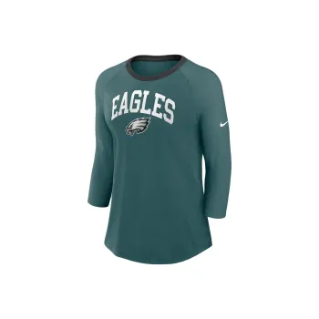 Nike Philadelphia Eagles Women's Nike Nfl 3/4 Sleeve T Shirt