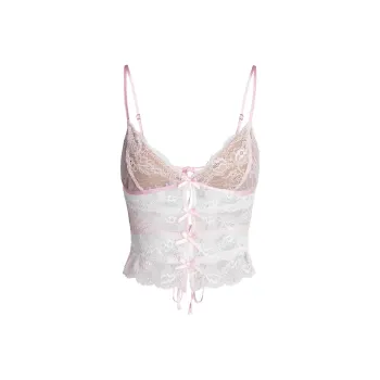 I.AM.GIA CREMA TOP Camisole Women's WHITE/White