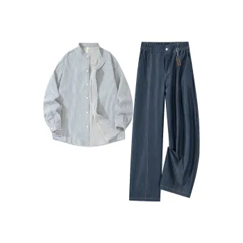 FAKE VINTAGE Shirt Matching Set Unisex