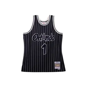 Mitchell & Ness x NBA SWINGMAN Fan Edition Off Court Chenille Anfernee Hardaway Basketball Jersey Unisex Black