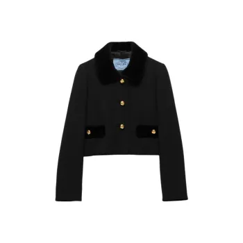 PRADA Button Up Cropped Jacket