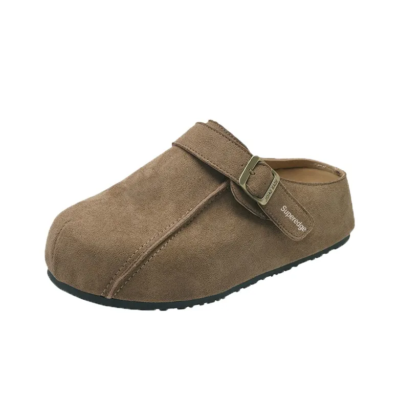 SUPEREDGE Quiet Abrasion Resistant Closed Toe Slippers Women's-8