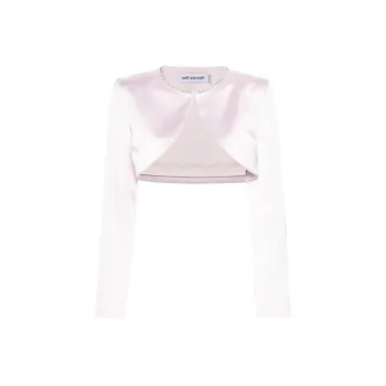 Self portrait Satin Bolero Jacket