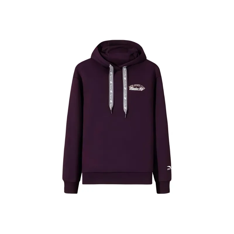 Anta Life Collection Sports Life Collection Sweatshirt Women's Dark Plum Purple-0