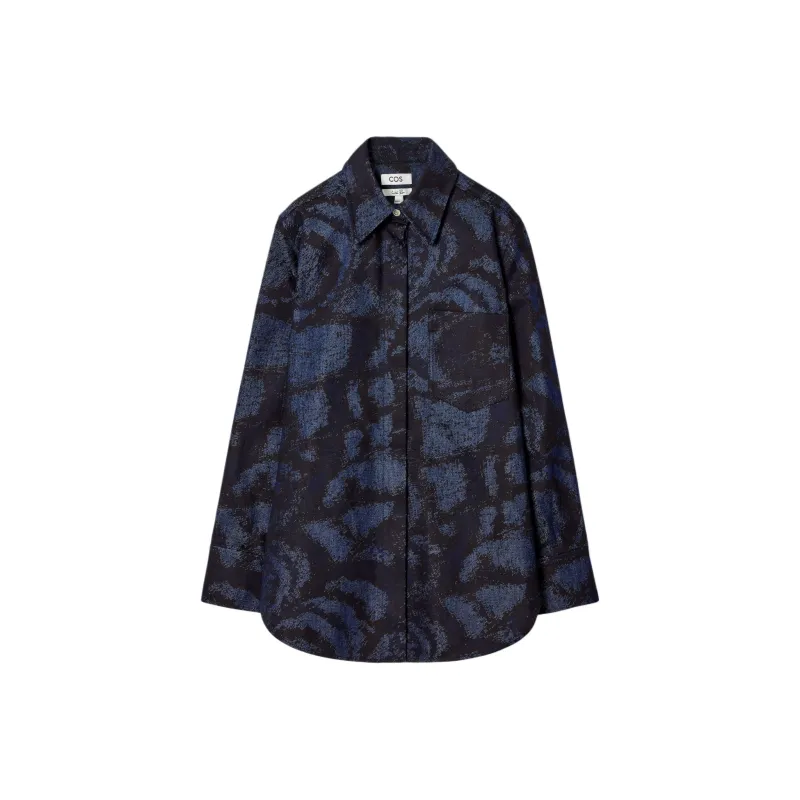 COS Chris Perani Collaboration Shirts Women's Dark Blue-0