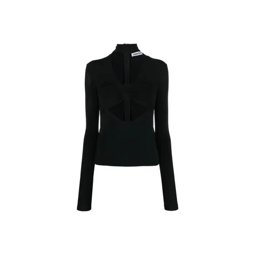 AMBUSH Heart Cut Out Turtleneck Top