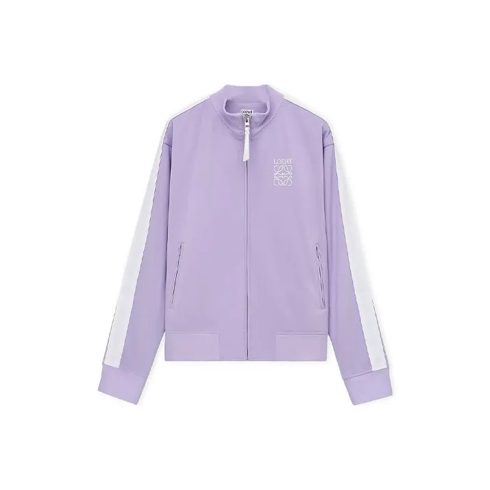 LOEWE SS24 Jackets Coats Women's Light Lilac Purple-0