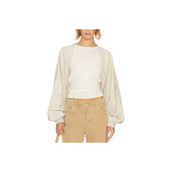 FREE PEOPLE Jackets Coats Women's Light Gray
