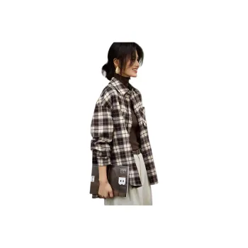 XWI Shirts Women's Coffee Plaid