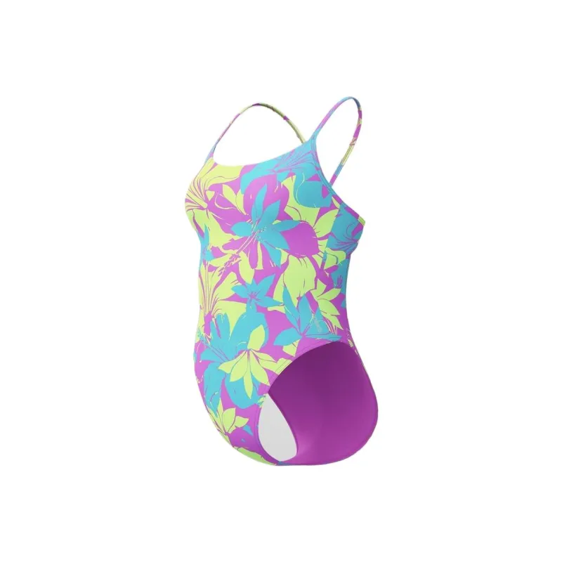 Speedo One piece Swimsuit Women's Pink/Yellow-3