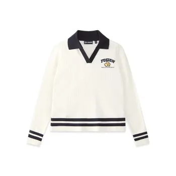 FILA FUSION Polo Shirt Women's Cloud White
