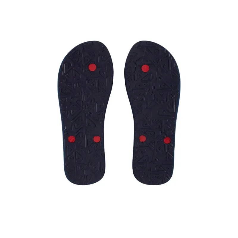 Quiksilver Abrasion Resistant Flip Flops Men's Red-3