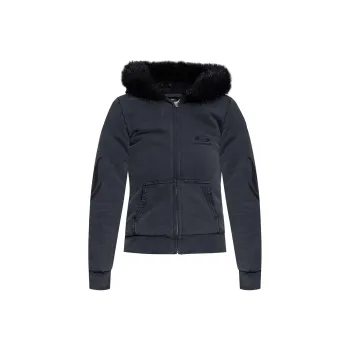 Balenciaga Logo Embroidered Zip Up Jacket