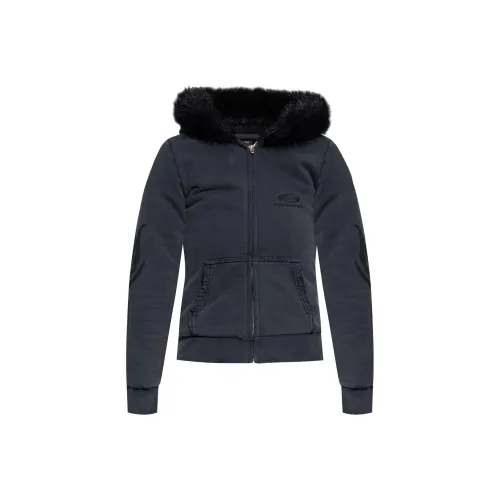 Balenciaga Logo Embroidered Zip Up Jacket