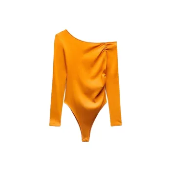 ZARA Bodysuits Women's Stripe/orange