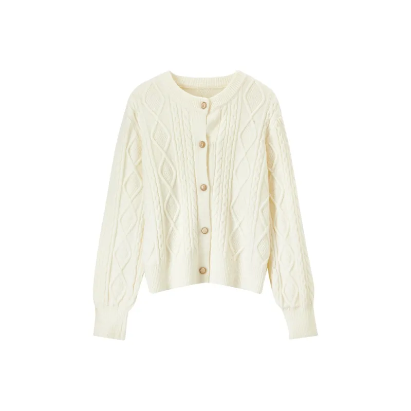 FANQIN Knitwear Women's Ecru-0