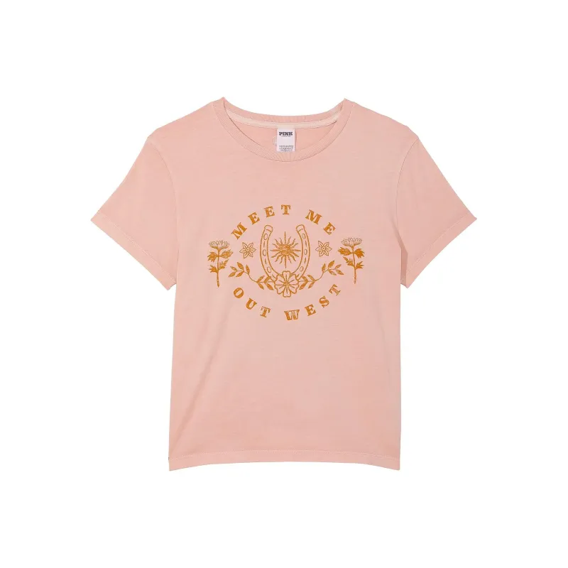 Victoria's Secret T-Shirt Women's Want Pink-0