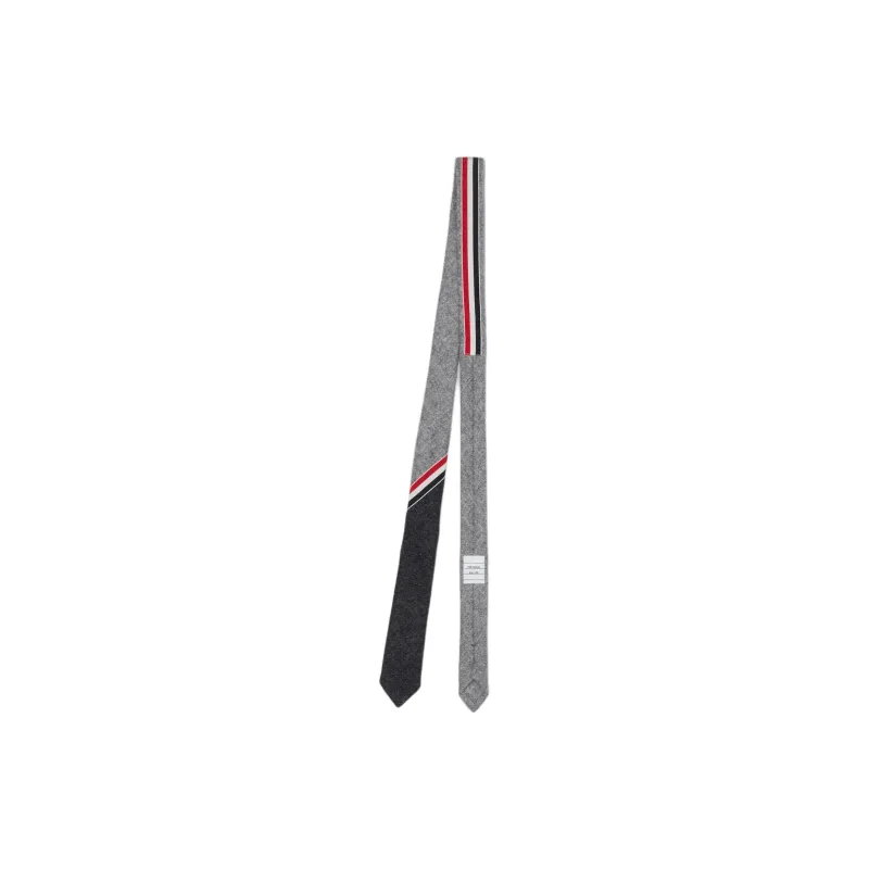 THOM BROWNE· Wool Ties Unisex Gray-1