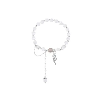 D.K.X Glass Cat Eye Bracelets Women's