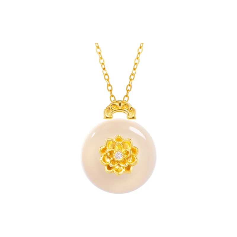 DIHUAJI Natural Chalcedony Necklaces Women's-1