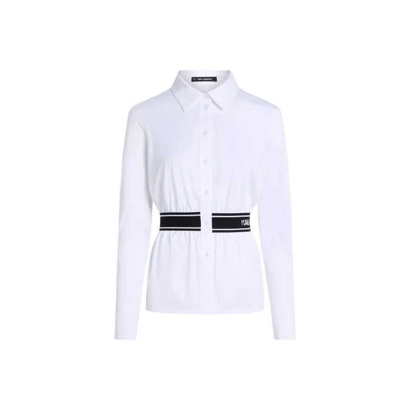 Karl Lagerfeld Logo Jersey Shirt-0