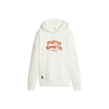 PUMA YONA TEAM Hoodie Fleece Sweatshirt Women's White