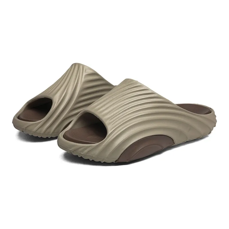 BEAR UNION Home Slippers Black Orange-11