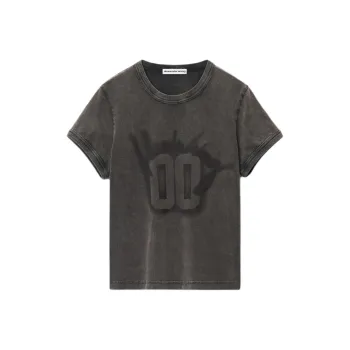 Alexander Wang Graphic Printed Crewneck T Shirt