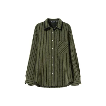 SOON FLOWER Shirt Women's Dragonwell Green