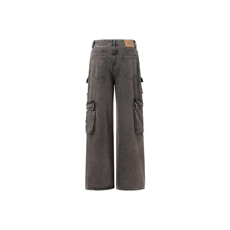 FCB ARCELONA Casual Pants Unisex Washed Brown-1