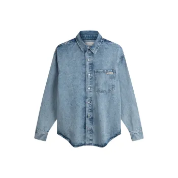 CALVIN KLEIN Shirt Women's Denim Light Blue