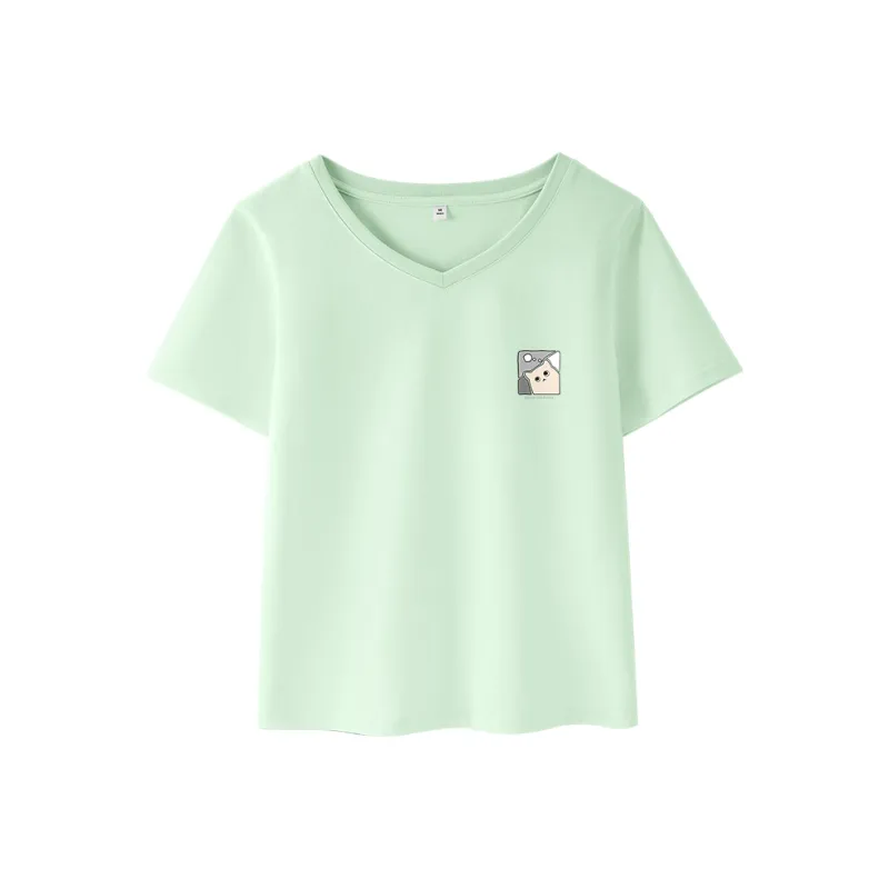 JEANSWEST Set in Sleeve T Shirt Women's-3