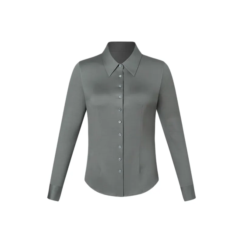 DEGRE ZERO Shirt Women's Green Plum-0