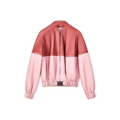 LOEWE Nappa Bomber Jacket Pink/Pink