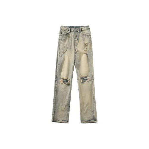 PANDA ADEVIL Jeans Unisex Yellow Mud