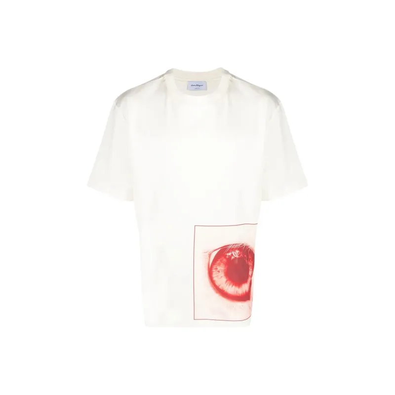Ferragamo T Shirts Men White-0