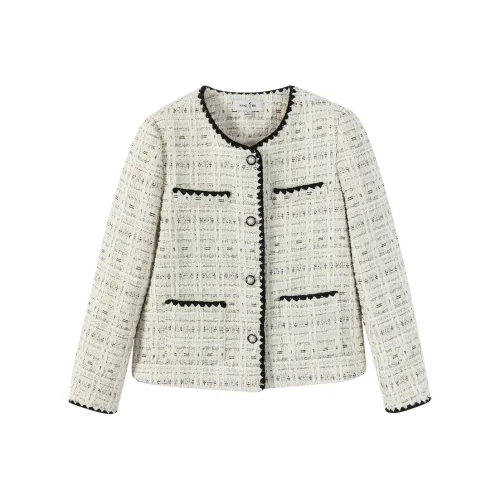 XIANGYING Jackets & Coats Women's Beige