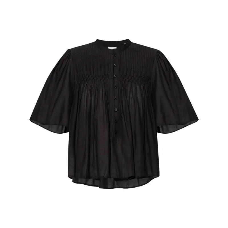 ISABEL MARANT ETOILE Destiny Embroidered Detailed Blouse-0