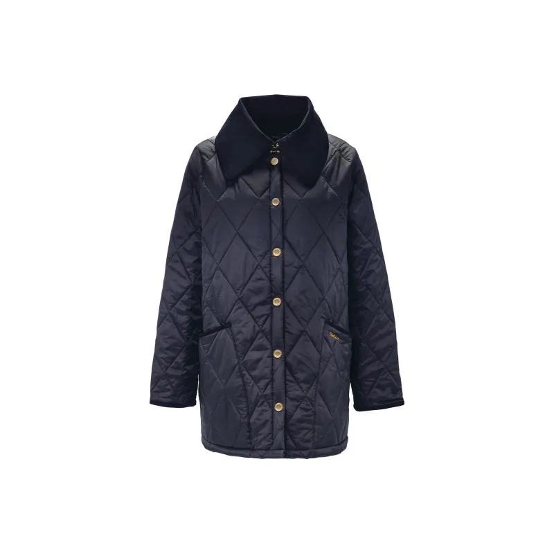 BARBOUR Modern Liddesdale Quilt Jackets Coats Women's Dark Blue-0