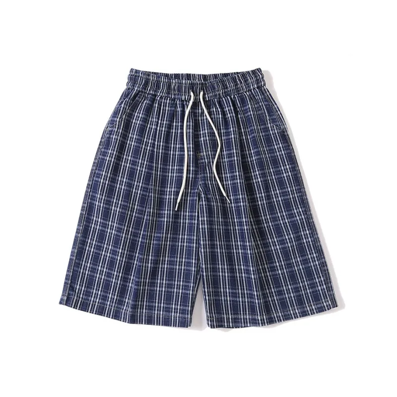 VERAF CA Casual Shorts Unisex Vintage Blue-0