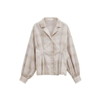 MOUSSY Shirt Women's Pattern Beige