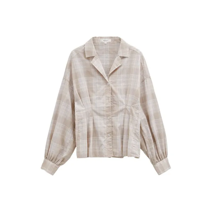 MOUSSY Shirt Women's Pattern Beige-0