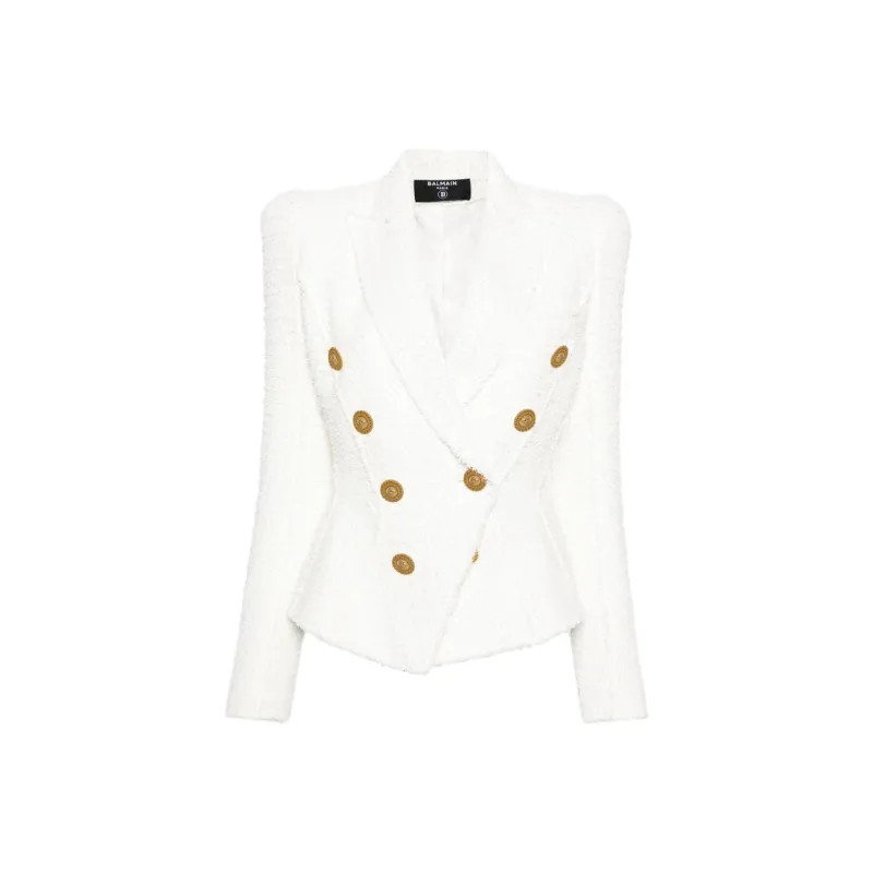 BALMAIN Jolie Madame Tweed Blazer-0