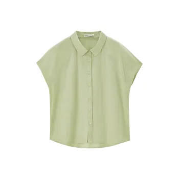 UNIQLO Shirt Women's Olive Green