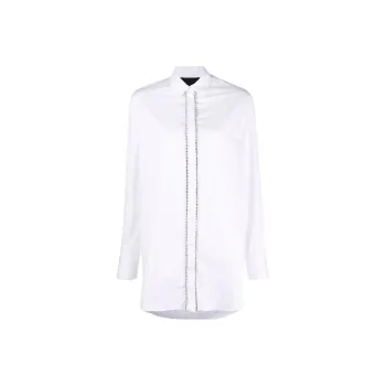 PHILIPP PLEIN Crystal embellished Cotton Shirt